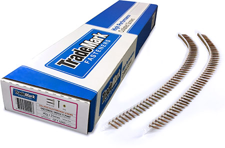 Collated screws box and strip