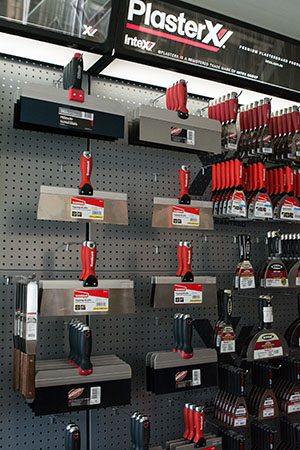 Tools and accessories in our showroom